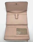 Michael Kors Blush Pink Leather Mott Phone Wallet