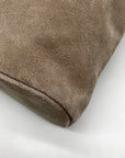 M.I.L.A Gray Suede Jackie Crossbody Bag