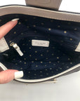 Kate Spade Dark Brown Canvas Mini Shoulder Bag