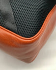 Coach Burnt Orange Pebbled Leather Court Backpack 5666