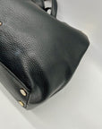 Micheal Kors Black Pebbled Leather Hobo Shoulder Bag