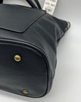 Style & Co Hudsonn Black Faux Leather Tote Bag