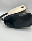 Kate Spade Cream & Black leather Magnolia Park Laurel Satchel Bag