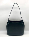 Bally Black Leather Vintage Shoulder Bag