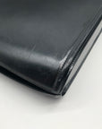 Bally Black Leather Vintage Shoulder Bag