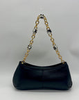 Arezzo Black Leather Shoulder Bag