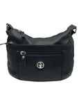 Giani Bernini Black Faux Leather Hobo Bag