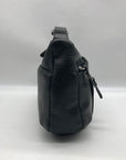 Giani Bernini Black Faux Leather Hobo Bag