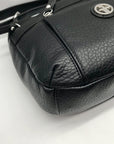 Giani Bernini Black Faux Leather Hobo Bag