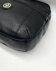 Giani Bernini Black Faux Leather Hobo Bag
