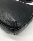 Giani Bernini Black Faux Leather Hobo Bag