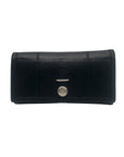 Coach Black Leather Madison Slim Envelope Trifold Wallet