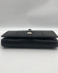 Coach Black Leather Madison Slim Envelope Trifold Wallet