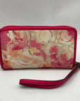 Coach Multi-Color Canvas Zip Around Wristlet