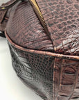 Brahmin Brown Leather Hobo Shoulder Bag