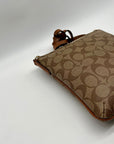 Coach Brown Signature North/South Crossbody Bag