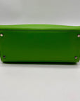 Kate Spade Bright Green Saffiano Leather Staci Satchel Bag