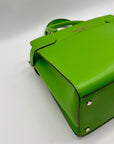 Kate Spade Bright Green Saffiano Leather Staci Satchel Bag