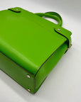 Kate Spade Bright Green Saffiano Leather Staci Satchel Bag