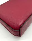 Michael Kors Mulberry Leather Small Nessa Messenger Crossbody Bag