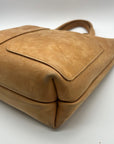 Sanumi Camel Leather Tote Bag