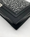 I.N.C. International Concepts Black Rhinestone Ajae Hotfix Shoulder Bag