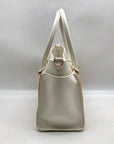 I.N.C. International Concepts Vanilla Straw Caitii Medium Satchel Bag
