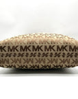 Michael Kors Khaki Canvas Monogram Tote Bag