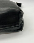 Franklin Covey Black Leather Veronica Shoulder Bag