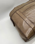 Hobo Gray leather Shoulder Bag