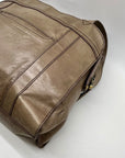 Hobo Gray leather Shoulder Bag