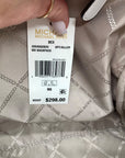 Michael Kors Optic White Coated Canvas Bex Medium Backpack