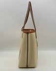 Tory Burch Tan Leather Perry Triple-Compartment Tote
