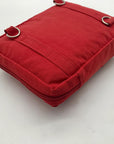 Baggallini Red Nylon Multi-Pocket Crossbody Bag