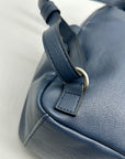Style & Co Hudsonn Blue Faux Leather Backpack