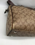 Coach Brown Monogram Coated Canvas Penelope Satchel Bag F16119