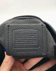 Coach Black Pebbled Leather Shoulder Bag C8532