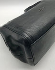 Coach Black Pebbled Leather Shoulder Bag C8532