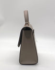 Kate Spade Taupe Leather Darcy Top Handle Convertible Satchel Bag