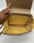 Vera Pelle Brown Leather & Suede Satchel Bag