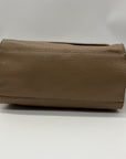 Vera Pelle Brown Leather & Suede Satchel Bag