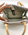 Xoxo White Satchel Bag