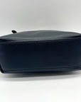 Anne Klein Black Faux Leather Pocket Tote Bag
