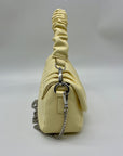 Urban Express Cream Leather Crossbody Bag