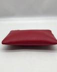 Coach Corner Red Zip Wristlet
