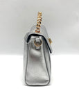 I.N.C. International Concepts Silver Faux Leather Emiliee Lizard Satchel - NWT