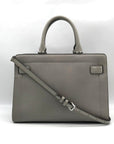 Michael Kors Gray Saffiano Leather Medium Rayne Convertible Satchel