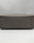 Michael Kors Gray Saffiano Leather Medium Rayne Convertible Satchel