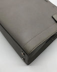 Michael Kors Gray Saffiano Leather Medium Rayne Convertible Satchel