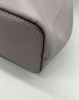 Guess Lavender Pebbled Faux Leather Top-Handle Satchel